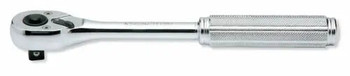 Koken 3753NB, 3/8 Sq. Dr. Ratchet Handle  24 teeth  Length 200mm Push Button Metal Handle