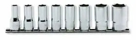 Koken RS3305X/8, 3/8 Sq. Dr. Socket set  8mm-19mm 12 point 200mm  8 pieces