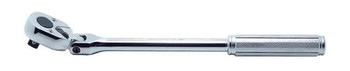 Koken 3774N, 3/8 Sq. Dr. Ratchet Handle  24 teeth Flexible Head Length 265mm  Metal Handle