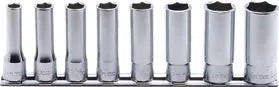 Koken RS3300M/8, 3/8 Sq. Dr. Socket set  8mm-19mm 6 point 200mm  8 pieces