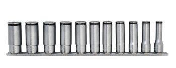 Koken RS3350M/11 Special 3/8 Sq. Dr. Deep NUT GRIPÂ® Socket Set  8-19mm - 11 pieces