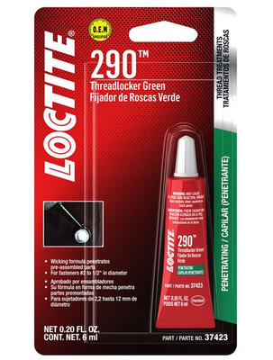 Loctite 290, Green Threadlocker, 6 ml Tube, 487234_main