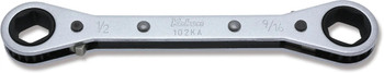 Koken 102KA-1/2X9/16, Ratcheting Ring Wrench  1/2x9/16 6 point Length 146mm Reversible