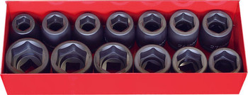 Koken 16201M-01, 3/4 Sq. Dr. Thin Wall Socket Set  19-41mm 6 point   13 pieces_main
