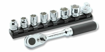 Koken 3285ZE, 3/8 Sq. Dr. 9 Piece Z-Series 6-Point Metric Socket set  8-19mm