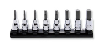 Koken RS3010MZ/8-L50, 3/8 Sq. Dr. Bit Socket set  3-12mm Hex 200mm Z-series 8 pieces