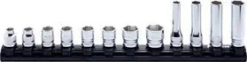 Koken RS3X00MZ/12, 3/8 Sq. Dr. Socket set  8-19mm 6 point 300mm Z-series 12 pieces