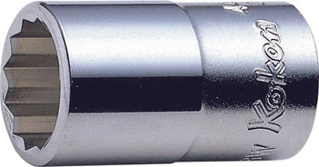 Koken 4405W-3/16, 1/2 Sq. Dr. Socket Whitworth 3/16 12 point Length 37mm