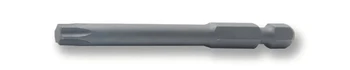 Koken 121T.100-T15H, 1/4 Hex Dr. Tamper-Resistant TORXÂ® T15H Bit - Length 100mm