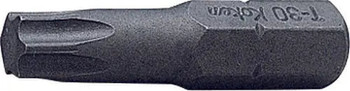 Koken 108T.25-T20H, 1/4 Hex Dr. Tamper-Resistant TORXÂ® T20H Bit - Length 25mm