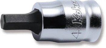 Koken 2010MZ.25-4, 1/4 Sq. Dr. Bit Socket  4mm 6 point Length 25mm Z-series