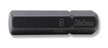 Koken 100H.32-8, 5/16 Hex Dr. Bit  8mm Hex Length 32mm