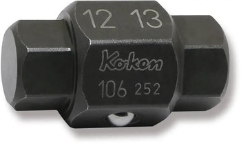 Koken 106-12HX13H, Bit  12mm x 13mm Hex x Hex Length 32mm