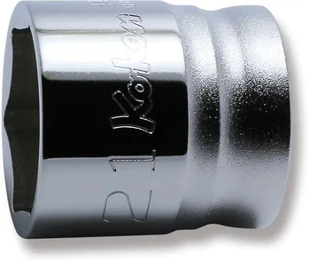 Koken 4400MZ-21, 1/2 Sq. Dr. Socket  21mm 6 point Length 29mm Z-series