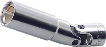 Koken 4340C-20.8, 1/2 Sq. Dr. Universal 6 point Clip Type Spark Plug Socket  20.8mm_main
