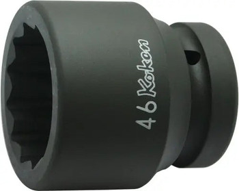 Koken 18405M-46, 1 Sq. Dr. Socket  46mm 12 point Length 70mm