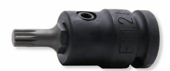 Koken 14134X.98-M5, 1/2 Sq. Dr. Bit Socket XZN M5 Triple Square Length 98mm