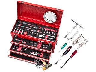KTC SK35623XMC, 3/8"Sq.Motorcycle Tool Set (56Pcs.)Red