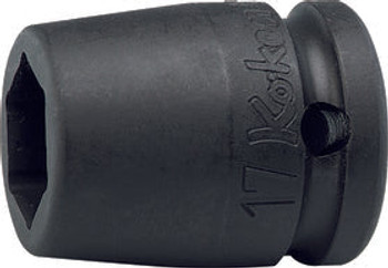 Koken BD14400MJ-17, 1/2 Sq. Dr. 6-Point Anchor Bolt Socket w/ Plastic Stopper 17mm_main