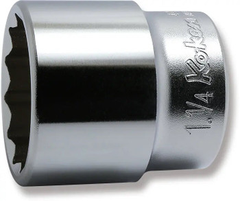 Koken 4405A-1.1/4, 1/2 Sq. Dr. Socket  1.1/4 12 point Length 46mm