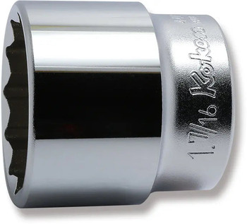 Koken 4405A-1.7/16, 1/2 Sq. Dr. Socket  1.7/16 12 point Length 47mm
