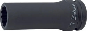 Koken 14305M-10, 1/2 Sq. Dr. Socket  10mm 12 point Length 80mm