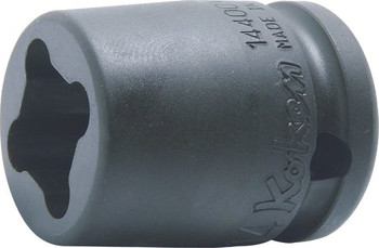 Koken 14400-17WN, 1/2 Sq. Dr. Socket  17mm 4 point Length 40mm_main
