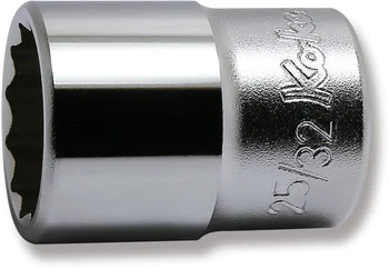 Koken 4405A-25/32, 1/2 Sq. Dr. Socket  25/32 12 point Length 38mm