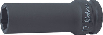 Koken 14301A-3/8, 1/2 Sq. Dr. Socket  3/8 6 point Length 80mm Thin walled_main