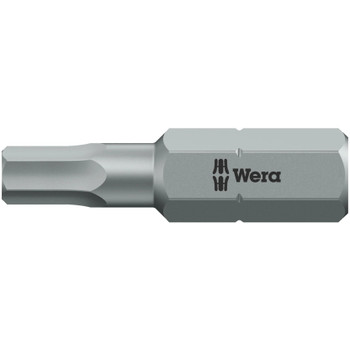 Wera 056341, 840/1 Z Tamper-Proof Hex-Plus BO Bits, 2 x 25 mm