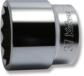 Koken 4405M-37, 1/2 Sq. Dr. Socket  37mm 12 point Length 47mm