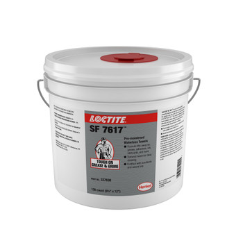 Loctite SF 7617 Industrial Hand Wipes, 130 ct Container, 337638638