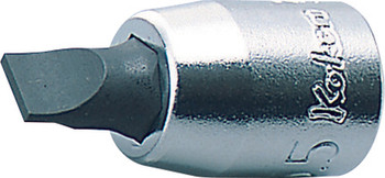 Koken 2005.25-8, 1/4 Sq. Dr. Bit Socket Slotted 1.2X8  Length 25mm_main