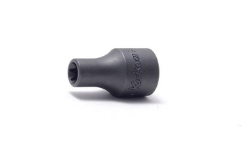 Koken 22425-E6, 1/4 Sq. Dr. Industrial TORXÂ® E6 Socket - Length 22mm