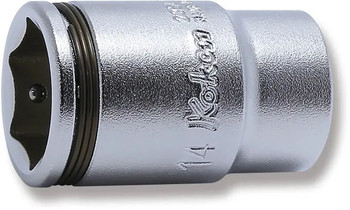 Koken 2350X-14, 1/4 Sq. Dr. Semi-Deep NUT GRIPÂ® Socket 14mm