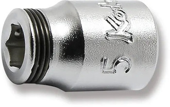 Koken 2450MS-5, 1/4 Sq. Dr. Short NUT GRIPÂ® Socket - 5mm