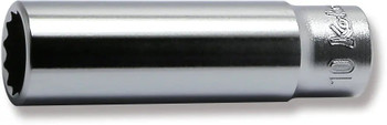 Koken 2305M-10, 1/4 Sq. Dr. Socket  10mm 12 point Length 50mm