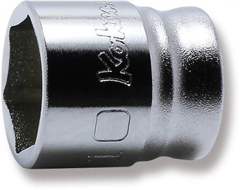 Koken 2400MZ-10, 1/4 Sq. Dr. Socket  10mm 6 point Length 15mm Z-series