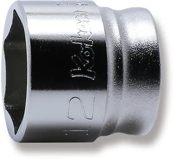 Koken 2400MZ-12, 1/4 Sq. Dr. Socket  12mm 6 point Length 15mm Z-series