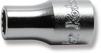 Koken 2405A-7/32, 1/4 Sq. Dr. Socket  7/32 12 point Length 22mm