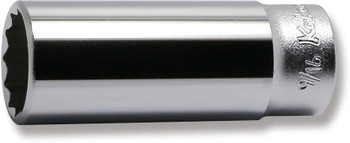Koken 2305A-9/16, 1/4 Sq. Dr. Socket  9/16 12 point Length 50mm