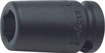 Koken 12400AG-9/16, 1/4 Sq. Dr. Socket  9/16 6 point Length 25mm Magnet_main