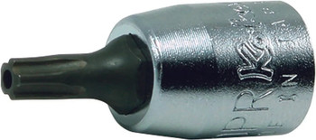 Koken 2025.28-27IPR, 1/4 Sq. Dr. Tamper-Resistant TORXplusÂ® 27IPR Bit Socket - Length 28mm