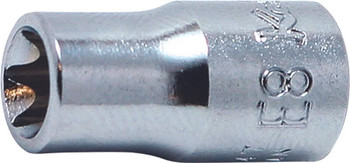Koken 2425-E8, 1/4 Sq. Dr. TORXÂ® E8 Socket - Length 22mm