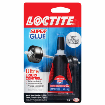 Loctite Super Glue Ultra Liquid Control, 4 g Bottle, 1647358