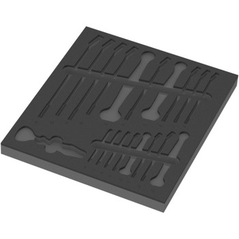 Wera 137331, 9831 Foam Insert 6003 Joker Set 1, Empty, 344 x 30 x 392 mm