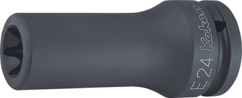 Koken 16325-E32, 3/4 Sq. Dr. Impact Deep TORXÂ® E32 Socket - Length 100mm