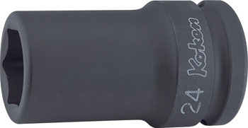 Koken 16301X-22, 3/4 Sq. Dr. Socket  22mm 6 point Length 75mm Thin walled