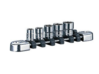 Nepros NTB205A, 1/4"sq. Socket Set (6pt.) Metric (5pcs)