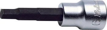 Koken 3010M.62-3, 3/8 Sq. Dr. Bit Socket  3mm Hex Length 62mm